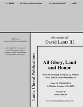 All Glory, Laud and Honor SATB choral sheet music cover
